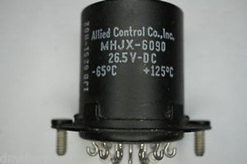 Allied Control MHJX-6090 hermet sealed NEW 6PDT 26.5VDC temp: -65C +125C