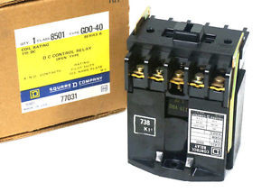 NEW SQUARE D 8501-GD0-40 CONTROL RELAY 8501GD0-40 8501GD040