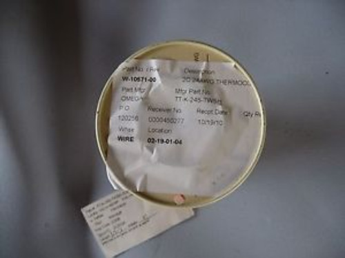 Omega TT-K-24 Thermocouple Wire - Type K - 1 roll/100