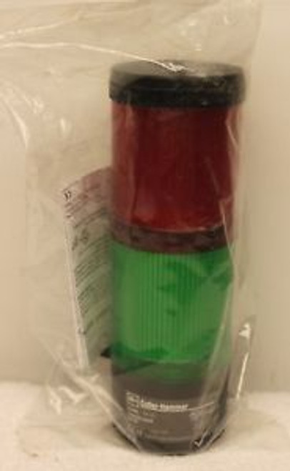 Cutler Hammer E26BL Stacklight Base with Green and Red Lights NEW IN BAG