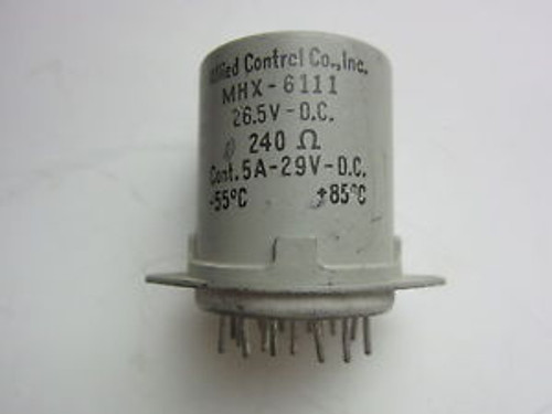Allied Control MHX-6111 26.5VDC 20-Pin Relay New