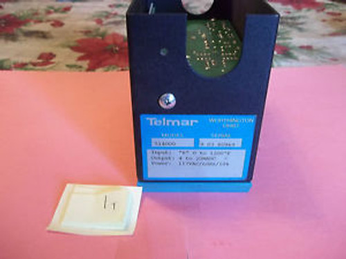 NEW TELMAR THERMACOUPLE TRANSMITTER 515400 K 0-1200F 4-20MADC (168)