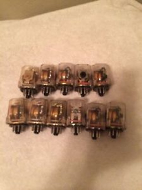 Lot of 11 POTTER BRUMFIELD RELAY KRP-11DG-24 VDC 8 PIN DUSTPROOF - PK# E019