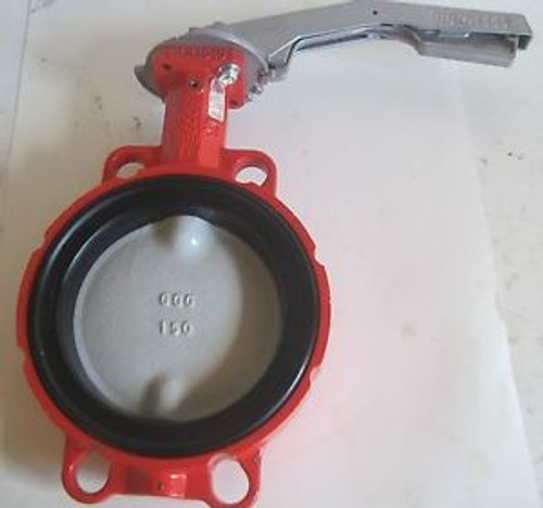 Buracco Hand Operated Wafer Type Butterfly Valve 620B-150 6 150mm NNB