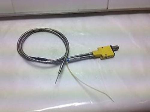 NEW BANNER SM312FVQD MINI BEAM SENSOR WITH LBSM-12900 LIGHT GUIDE CABLE