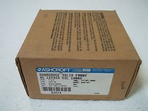 ASHCROFT 451279SS02L 1000# DURAGAUGE SOLID FRONT NEW IN A BOX