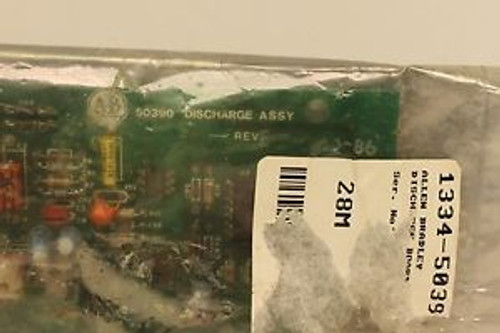 Allen Bradley 1334-50390 133450390 REV E Discharge Assembly FACTORY SEALED