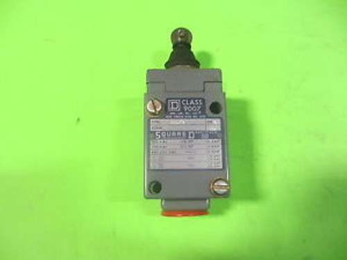 Square D #9007-B52D 10A 600VAC Heavy Duty Limit Switch Series B