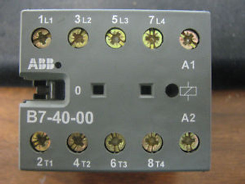 ABB B7-40-00 CONTACTOR  SEE PICS FOR SPECS