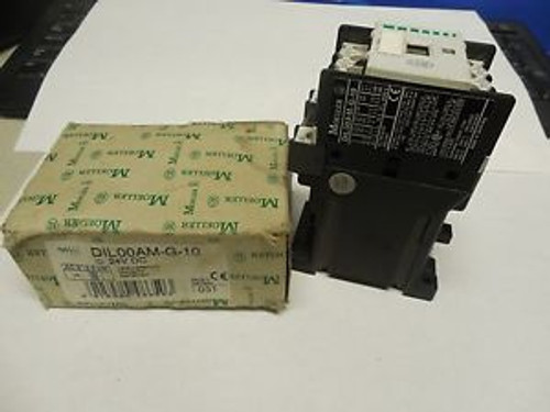 NEW MOELLER CONTACTOR DIL00AM-G10 24V COIL 20A A AMP 600Vac  DIL00AMG10