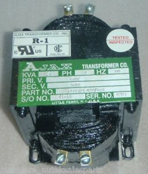 NEW _ 0.4 KVA AJAX  R-1 _Transformer 480 to 460 _ 4AIT-1-480/460 _ 4AIT1480460