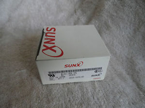 SUNX PHOTO SENSOR EX-15 UEX15 150MM NPN RANGE: 0MM - 150MM 100MA 12V TO 24V