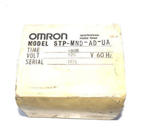 NEW OMRON STP-MND-AD-UA MOTOR TIMER STPMNDADUA