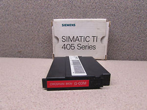 SIEMENS G-03M MEMORY MODULE SIMATIC TI 405 SERIES