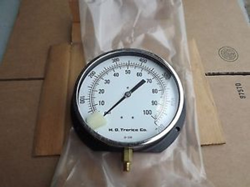 TRERICE 500XB 8 1/2 aluminum & brass/ bronze 0 TO 100 PSI & kpa pressure Gauge