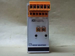 MOORE INDUSTRIES ACX/0-120VAC/4-20MA/12-42VDC-FA-RTB [DIN] TRANSMITTER NEW 986WH