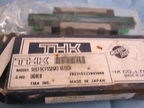 THK Model: SHS-15 Linear Block.  P/N: SH515C1SS(GK) New Old Stock.  Sealed &lt