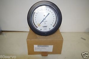 U.S. GAUGE 5-3/4 DIA.  0-100PSI  0.5 SUBDIVISIONS MIRRORED FACE P/N 132596-1403