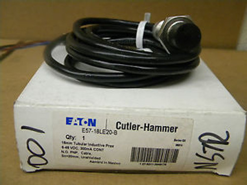 EATON CUTLER HAMMER E57-18LE20-B PROXIMITY SENSOR New E5718LE20B