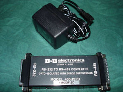 B & B Electronics RS-232 - RS-485 CONVERTR 485HSPR w PS