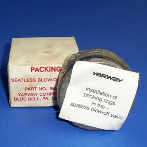 YARWAY PACKING SEATLESS BLOW-OFF VALVE 965064-05 NEW