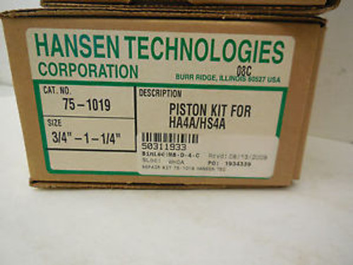 NEW HANSEN TECHNOLOGIES 75-1019 PISTON KIT 751019