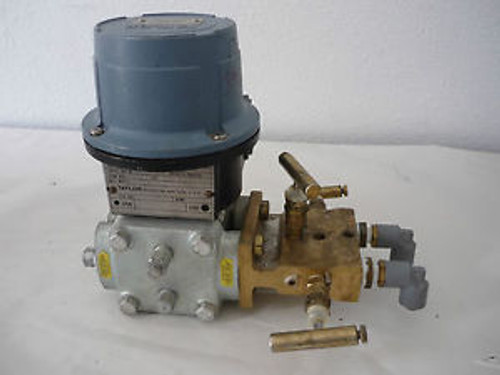 TAYLOR 3400T SERIES TRANSMITTER and ANDERSON-GREENWOOD MANIFOLD