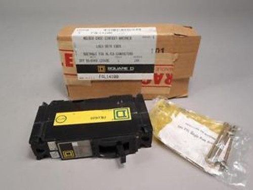 Square D FAL14100 Molded Case Circuit Breaker 1 Pole 50/60 Hz 125VDC 100 AMP New