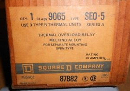 SQUARE D THERMAL OVERLOAD RELAY 87882