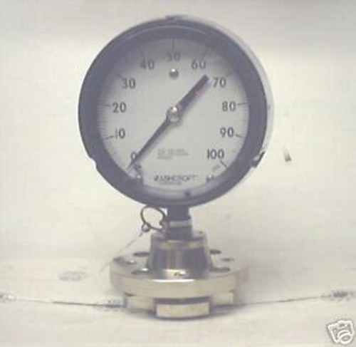 Ashcroft Type 202 Diaphragm-Mounted Gauge 0-100 psi