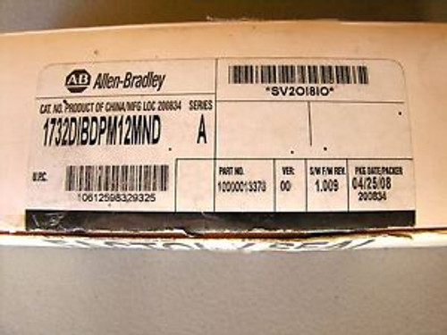 Allen-Bradley 1732D-IBDPM12MND Series A DeviceNet Digital I/O - New in Box