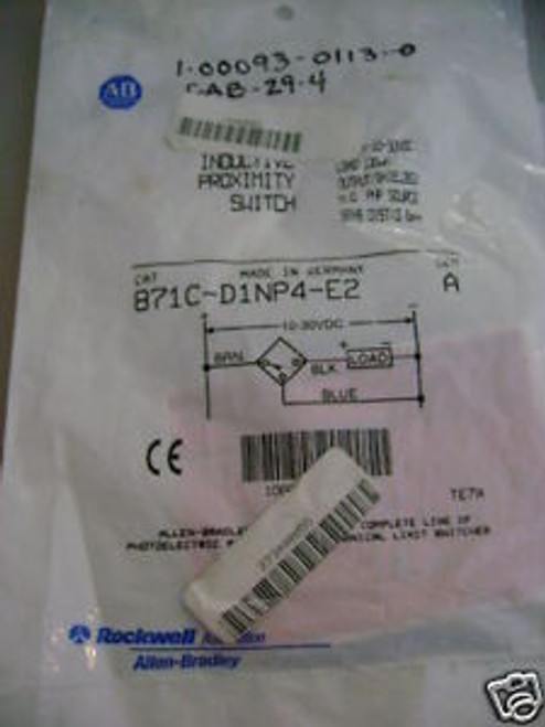 NEW ALLEN BRADLEY 871C-D1NP4-E2 PROXIMITY SWITCH