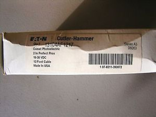 Cutler Hammer 13104AF1217 Series A3 Comet Photoelectric Sensor - New in Box