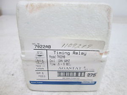 AGASTAT 7022AB TIMING RELAY NEW IN A BOX