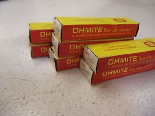 LOT OF 7 OHMITE RESISTOR D50K2K0 NEW IN BOX