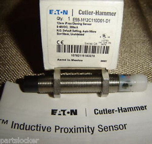 CUTLER HAMMER E59-M12C110D01-D1 PROXIMITY SENSOR NEW