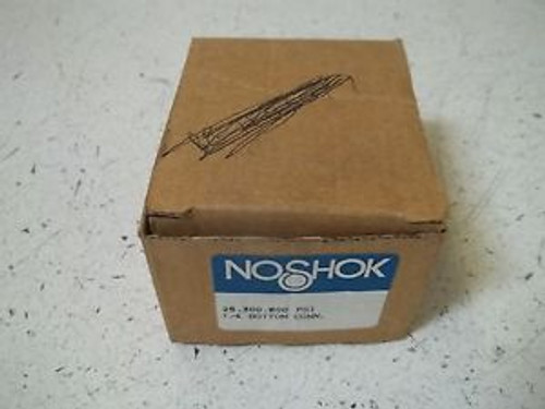 NOSHOK 25.300.600 GAUGE 0-600 PSI NEW IN A BOX