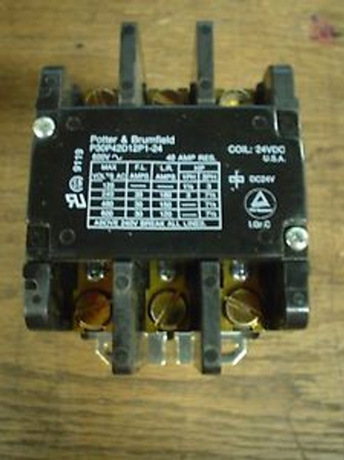 New Potter & Brumfield contactor P30P42D12P1-24  - 60 day warranty