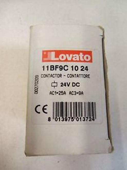 LOVATO CONTACTOR 11BF9C 10 24 NEW IN BOX