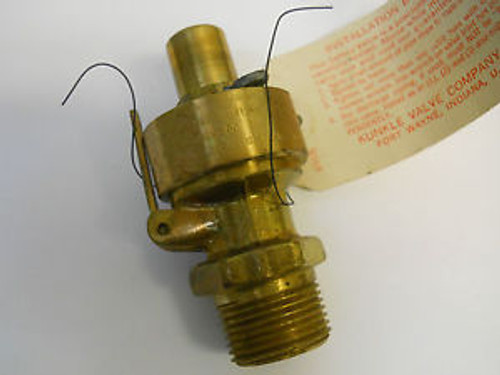 KUNKLE VALVE 1D FIG. 112 SAFETY RELIEF VALVE 3/4 SET @ 55LBS.  NEW NO BOX