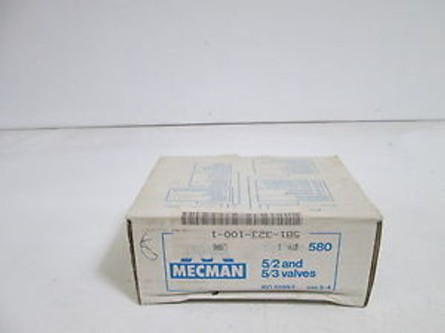 MECMAN VALVE 581-323-100-1 NEW IN BOX