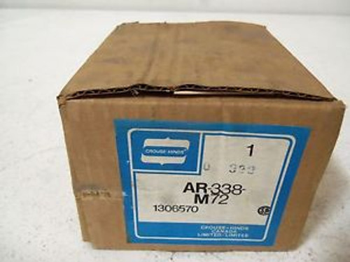 CROUSE-HINDS AR-338-M72 NEW IN BOX