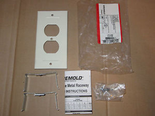 (15) New Wiremold V3046BE Duplex Receptacle Cover 3000 Series Ivory raceway 3046