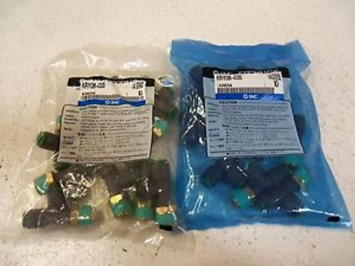 LOT OF 20 SMC FITTINGS  KRY08-03S NEW IN FACTORY BAG