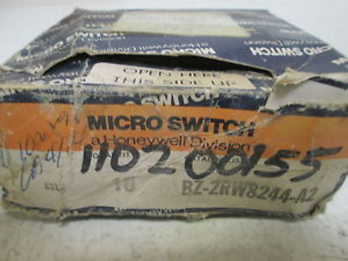 LOT OF 10 MICROSWITCH BZ-2RW8244-A2 SNAP ACTION BASIC SWITCH NEW IN A BOX