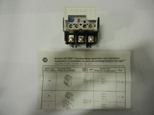 Allen-Bradley: 592-B1CA - Over Relay3PHSMP-21NO/1NC 0.32-1.0 w/A-B 509