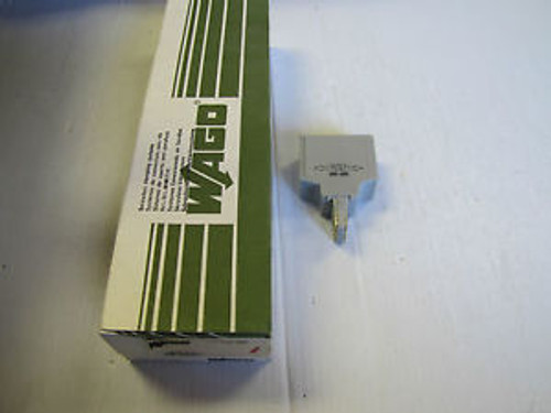 NEW WAGO CURRENT FLOW MONITORING RELAY W/ CHANGEOVER CONTACT 286-665 5A 5 A AMP