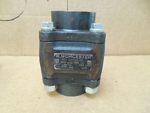 Worcester Ball Valve 1-1/2 NPT 446YVSE R21 A105 316 2000 w/o Handle New