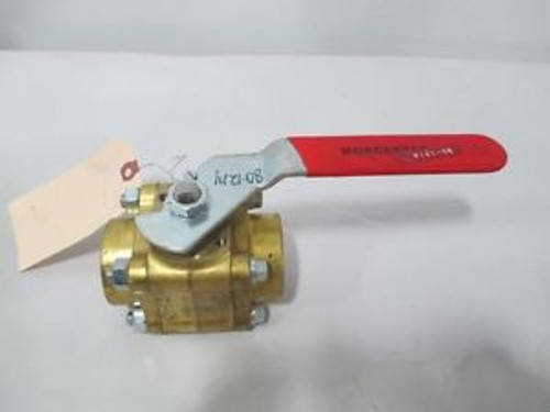 NEW WORCESTER CONTROLS 11/2 4416TTE 1-1/2IN TUBE END BRASS BALL VALVE D268993