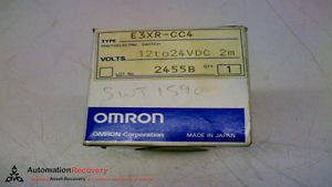OMRON E3XR-CC4 PHOTOELECTRIC SWITCH FIBER OPTIC UNIT 12-24VDC, NEW